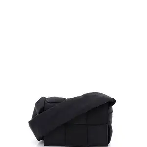 Pre-owned Bottega Veneta material Messenger Bags Cassette Crossbody Bag Maxi Intrecciato Nylon Extra Mini by Rebag