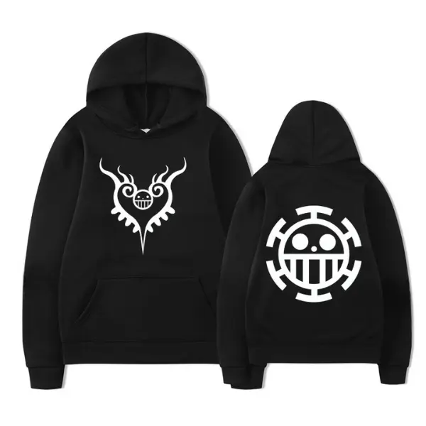 Heart Pirates Hoodie – Trafalgar D. Law Streetwear Graphic Anime T-Shirt, Hoodie & Sweater