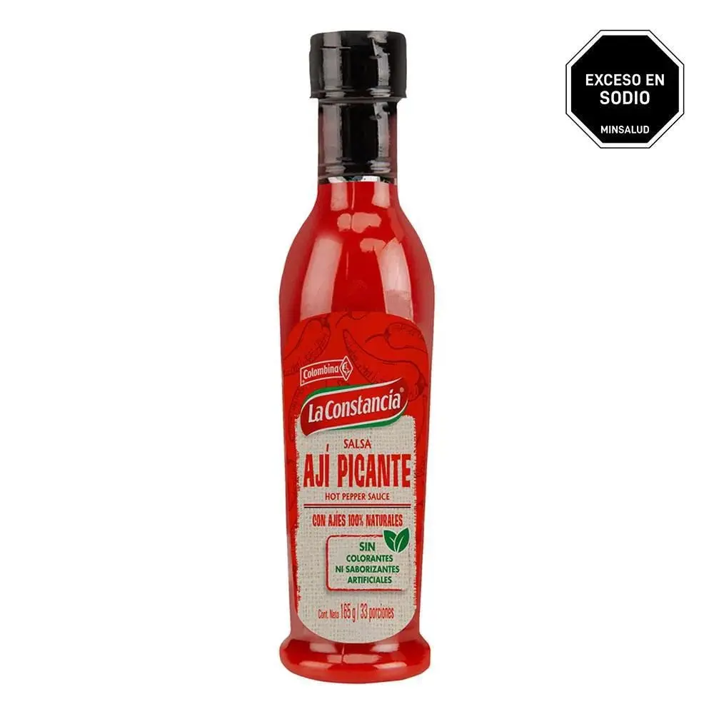 La Constancia Ají Picante Hot Sauce 165g (5.82 oz) – Colombian Spicy Pepper Sauce – Imported from Colombia
