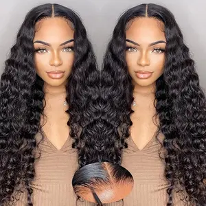 ISEE HAIR 13x6 Full Lace Frontal Glueless Water Wave Ear To Ear Natural Durable Lace Pre-Cut Tiny Knots  Human Hair Wig Beginner-Friendly With Drawstring #TikTokShopSpringGlowUp, Glueless Construction,summerwins