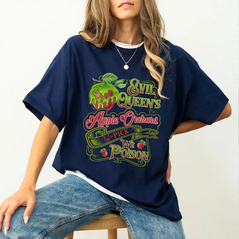 Evil Queen Halloween Shirt, Evil Queens Apple Orchard Shirt, Snow White And The Seven Dwarfs  Halloween, Halloween Sweatshirt