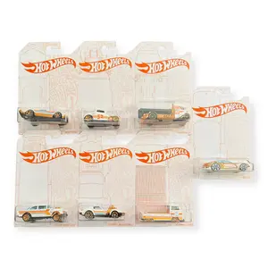 Hot Wheels 2020 Pearl and Chrome Series 1:64 Scale 52nd Anniversary Diecast Collectible Toy - Metal Body, Chrome Accents, Included Protector (Spring Glow Up Promotion)