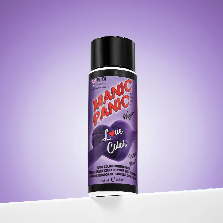Purple Rose Color Depositing Conditioner, a Medium-Deep Violet Hue Formulated with Shea Butter to Hydrate & Add Shine, Nourishing Hair Care Product for Vibrant Color, Haircare