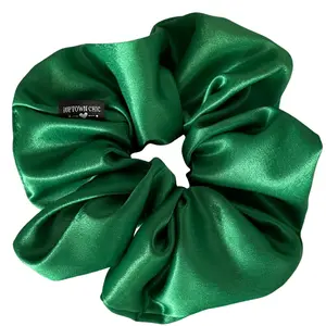 iUptown Chic Satin Chic Scrunchie XL - Green
