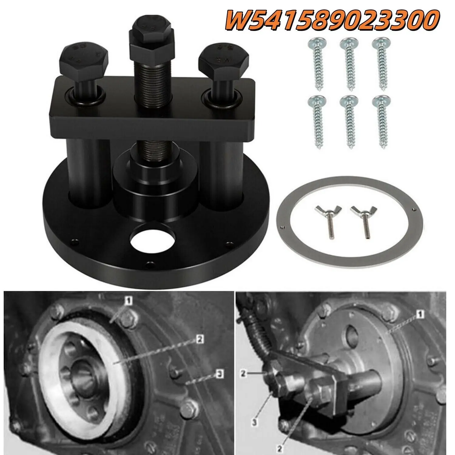 Front Crankshaft Seal Remover Installer Tool For W541589023300 Detroit DD13/DD15