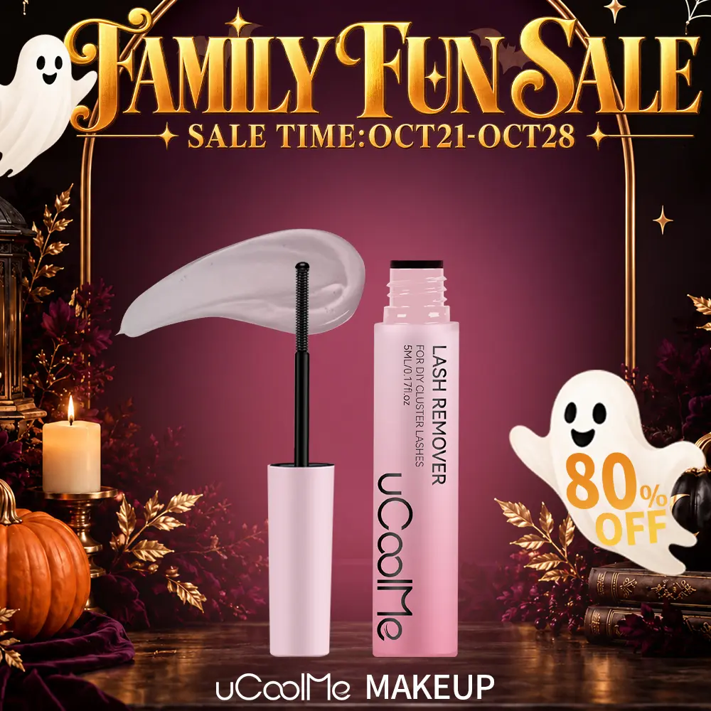 uCoolMe 1.5oz Bottle Gentle Bond Breaker, Cluster Lash Remover for Adults, DIY Self-Application Individual Lash Cleanser, Gentle Removal Eye Makeup Remover (Beauty & Personal Care), Individual Lashes, At Home
