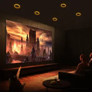 TORCHSTAR 4 inch/6 Inch Dimmable Ultra-Thin LED Recessed Lighting with Night Light (6 Pack) - 5CCT