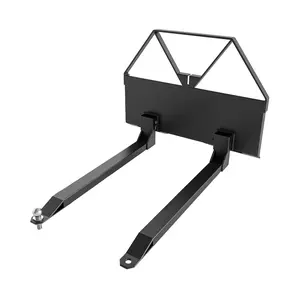GARVEE 2600 LBS Heavy Duty Pallet Forks with Trailer Hitch Ball Frame Attachment, Q235 Steel for Tractor and Loaders in Farms, Warehouses & Construction Site