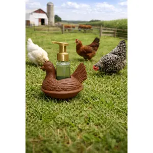 3D Hen on a nest