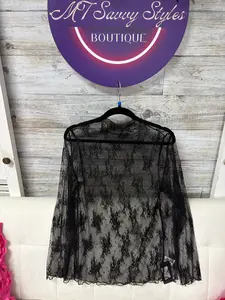 Curvy mesh sheer top