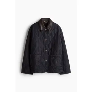 H&M Quilted denim jacket