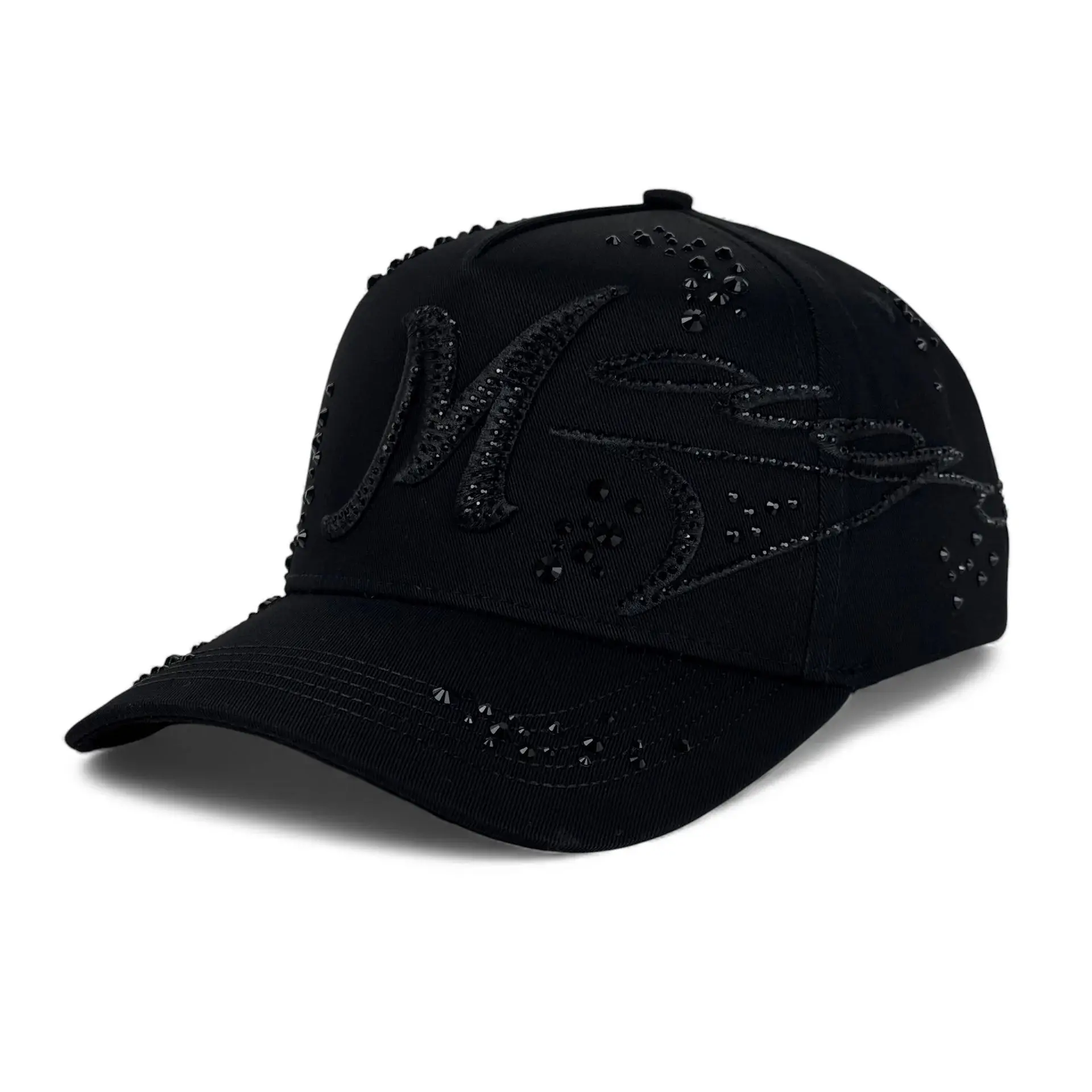 31 Hats x El Mago Total Black Adjustable Snapback Cap, 1 Size Fit