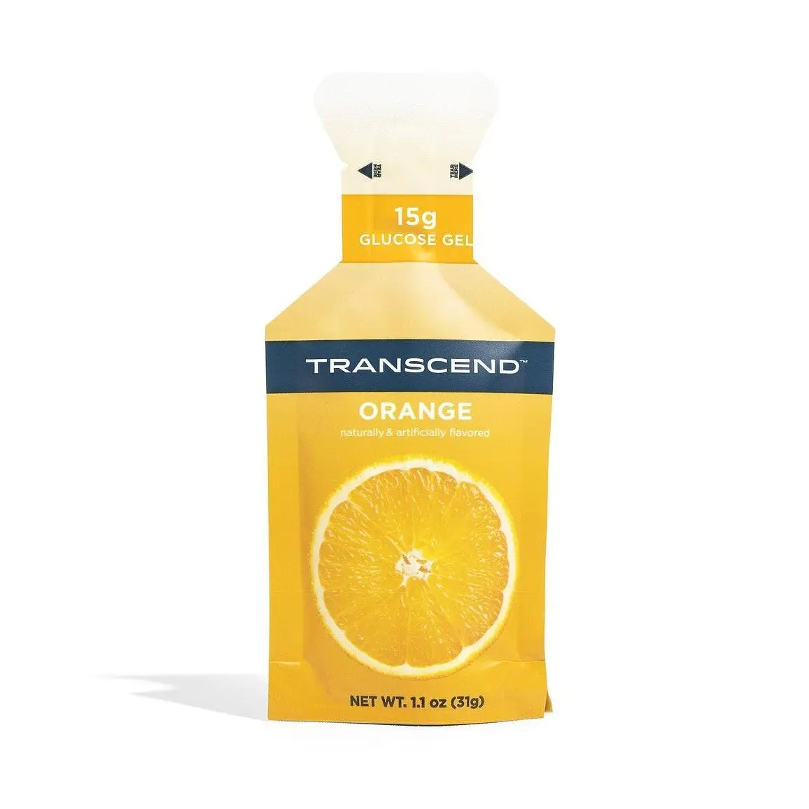 Orange 15g Glucose Gels Natural Sweet Candy