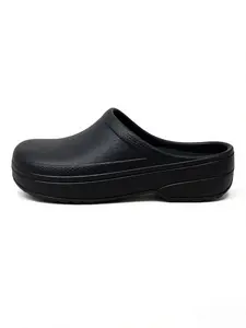 Unisex Eva Work Slippers with Integrated Insole, Lightweight Easy Slip-On Indoor Outdoor Garden Shoes, All Season Comfort Footwear, Round Toe Clogs