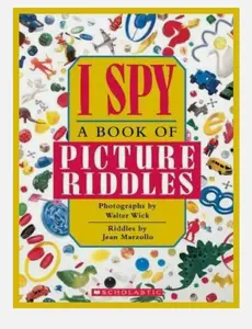 I Spy: A Book of Picture Riddles - Hardcover By Jean Marzollo - GOOD- Good Book.