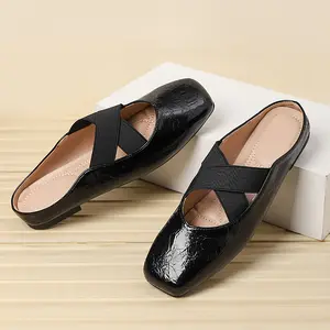 CushHide Women's Slip On Balllet Flats, Comfortable Textured Ballet Flats, Breathable Lightweight Casual Walking Shoes for Women Flip Flop Footwear Girl