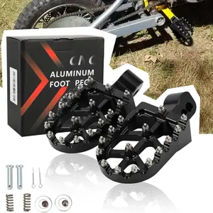 MX650 Foot Pegs Pedal Aluminum Footpegs Rest for Razor MX650 500 350 SX500 Electric Dirt Bike Footrest Motorcycle Motor Parts Accessories
