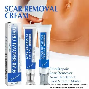 Scar Cream, Scar Repair Cream, Skin Smoothing Firming &Lightening Gel, Surgical Scars C-Section Stretch Marks AcneBurns Keloids Hypertrophic Old & New Scar RemovalTreatment Fades Marks