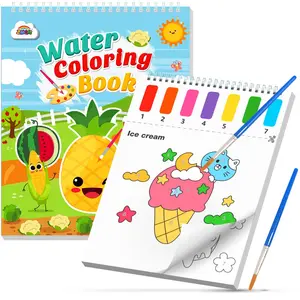 ZMLM  Food Paint with Water Coloring Books for Toddlers Art Markers