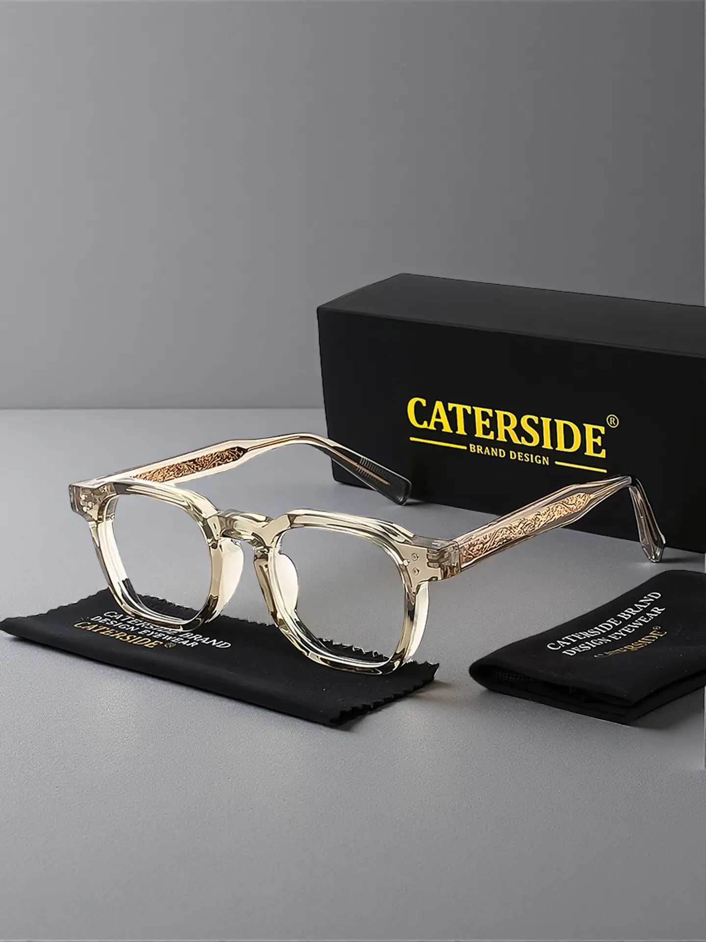 Retro Full Frame Eyeglasses, Fashion Anti-blue Light Eyeglasses for Women & Men, Fashion Eyeglasses for Work, Daily Clothing Decor, Perfect for Daily