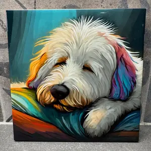 White Doodle Handmade Ceramic Tile Trivet - Hot Plate - Katy Tiles