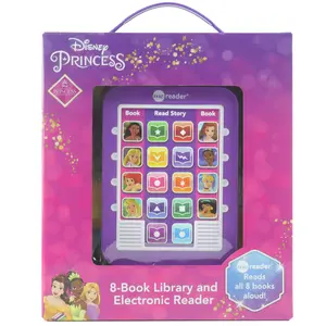 Disney Princess: Me Reader 8-Book Library and Electronic Reader Sound Book Set [With Electronic Reader and Battery] -- Pi Kids - Hardcover