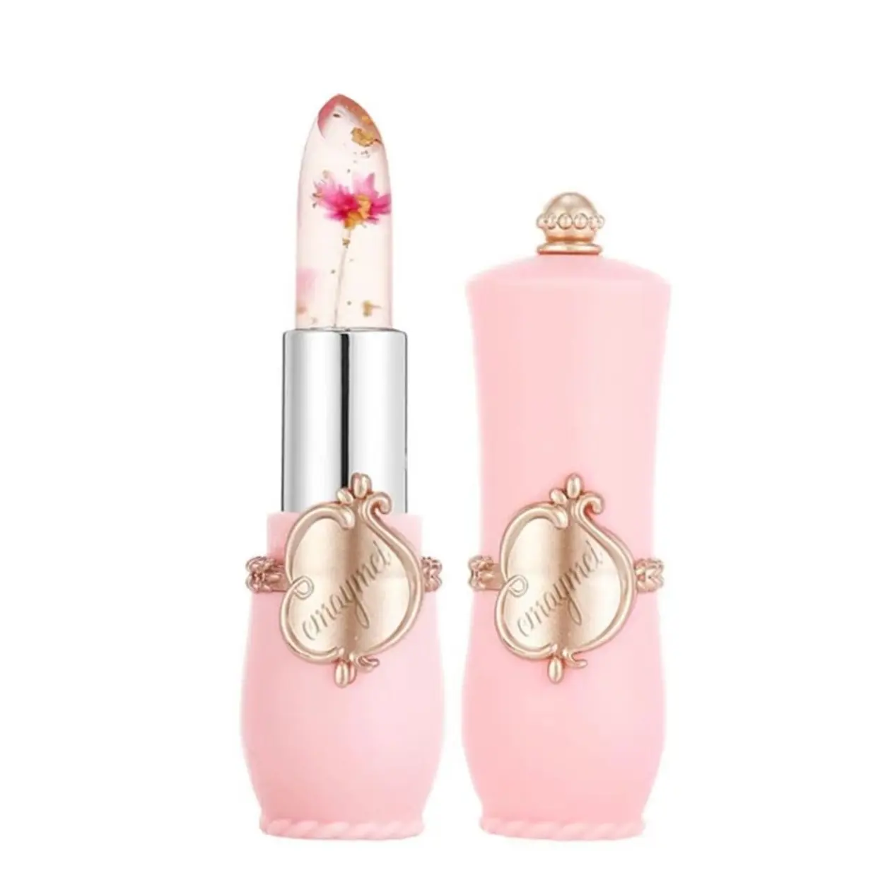 Flower Design Temperature Color Changing Lipstick for Makeup - Beauty and Personal Care smooth lip liner gloss all-in-one kit