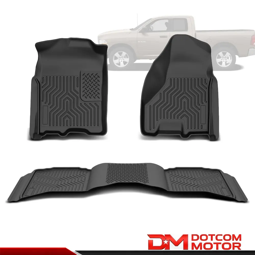 All Weather TPE Floor Mats Fit For 09-24 Classic Crew Cab Dodge Ram 1500