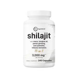 Micro Ingredients Shilajit 11-in-1 3000mg, 240 Capsules Micro Ingredients Shilajit 11-in-1 3000mg, 240 Capsules
