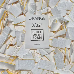 Built With Foam 3/32 Orange Shim Refill Bag - 277 Shims per Bag - Ideal for Professional & DIY Use - High-Quality Foam Shims for Precision Work