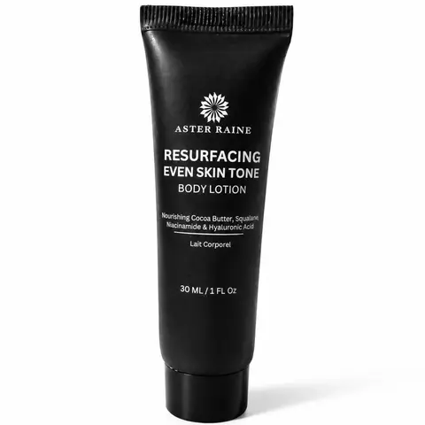 Aster Raine 30mL Body Lotion - 4% Niacinamide, Glutathione, Alpha Arbutin - Brightening Cream for Glowing Even Skin Tone | 30mL Sample Size