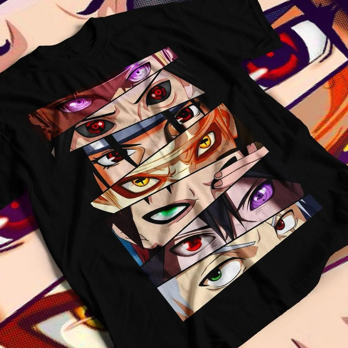 Akatsuki Naruto Shippuden Anime Unisex T-Shirt Cotton Manga Fan Gift