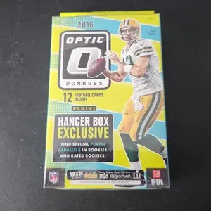 2016 Donruss Optic Football Factory Sealed Hanger Box