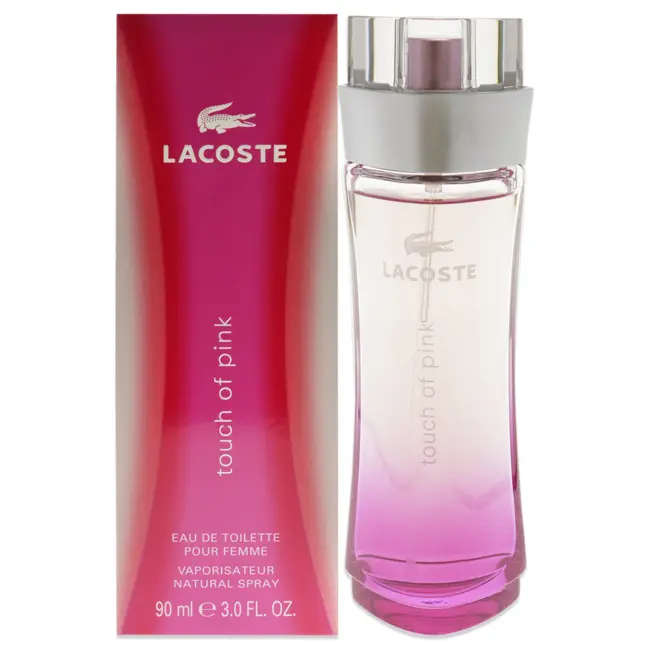 Touch of Pink by Lacoste for Women - 3 oz EDT Spray Touch of Pink by Lacoste for Women - 3 oz EDT Spray
