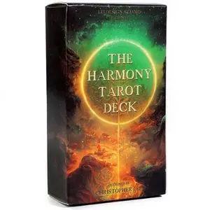 Harmony Tarot Deck, 78 Unique Tarot Cards, Unique Artwork, Perfect Gift for Family Gatherings & Entertainment, Combines Ai & Human Creativity