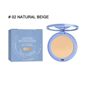 Setting Powder Compact Flawless Long-lasting Non-cakey Touch-up Powder Compact Natural Lightweight Breathable Setting Powder Compact