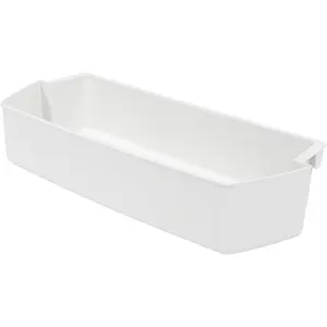 2187172 WP2187172 Refrigerator Door Bin Shelf Compatible with Most Roper, Kitchenaid, Kirkland Whirlpool Refrigerator Replacement AP6006028 2187172K 2187194 2187194K PS11739091 White - 1 PC