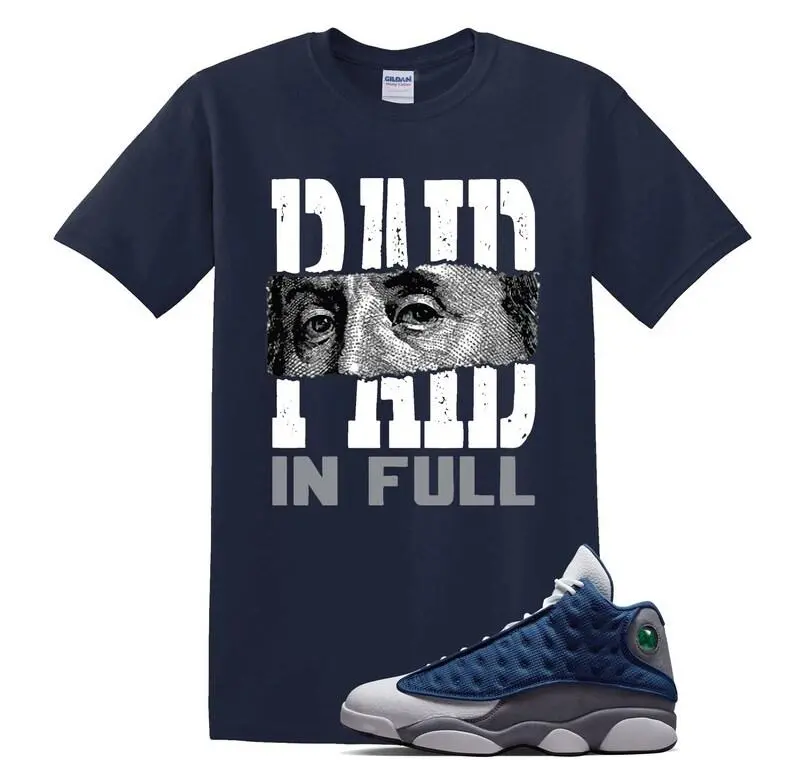 13 Flint Matching T Shirt, Paid In Full Graphic Shirt, 90s Hip Hop Tee, Gift For Women and Man, Unisex T-Shirt, Sneaker Head Gift