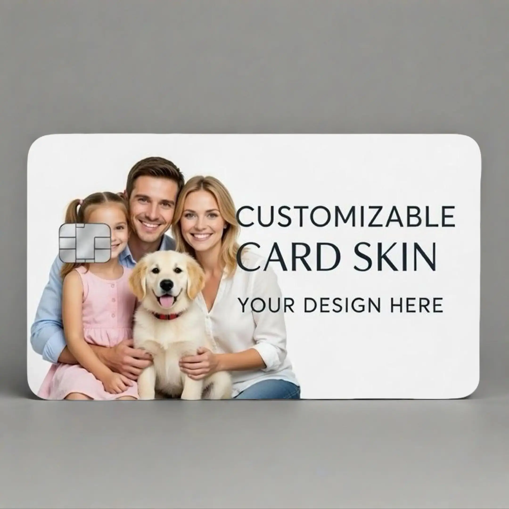 Custom Image Card Skin,  Customizable Card Skin Personalize Your Design Here Custom Card Sticker or Skin with Cute Character Design Credit Or Debit Cards Laminated