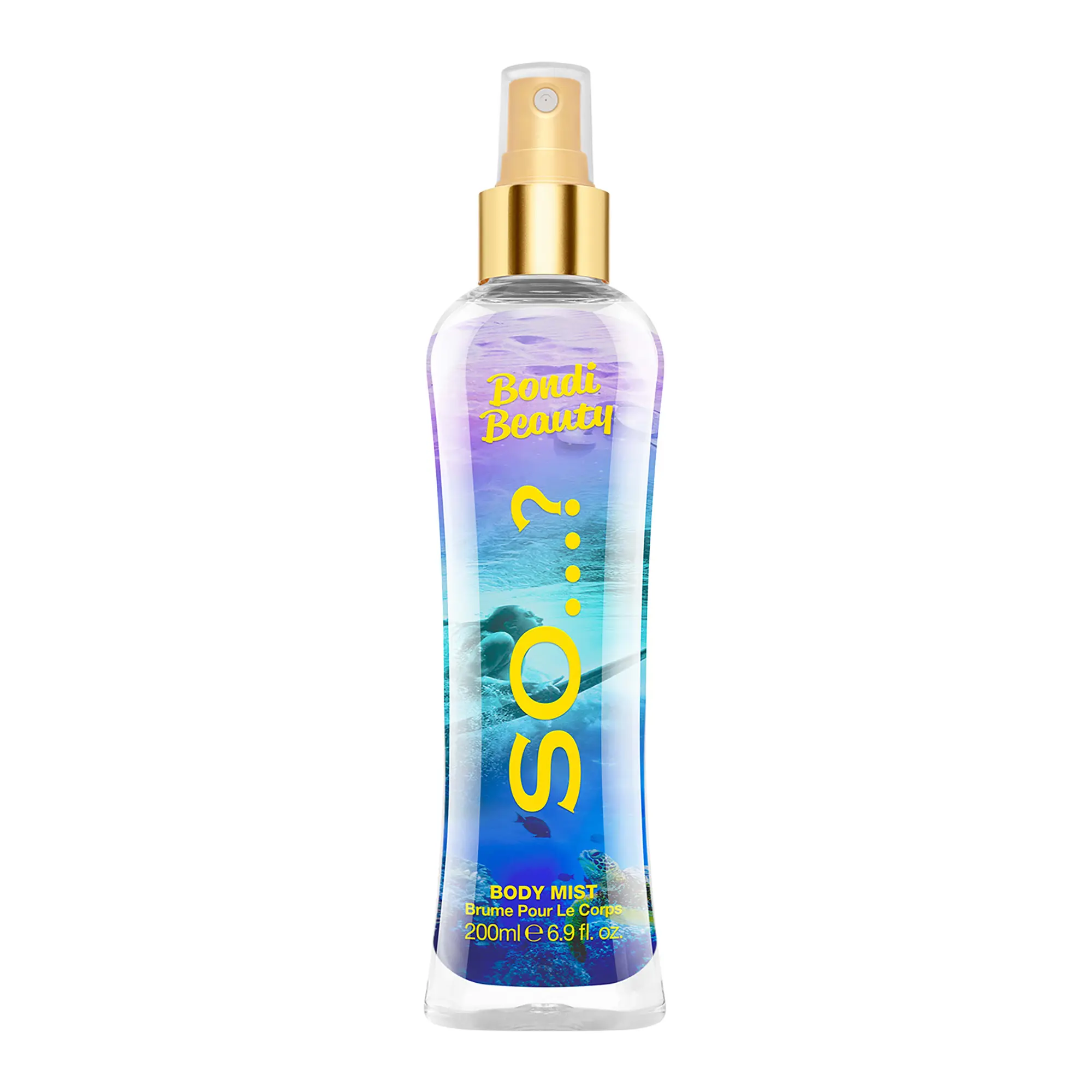 So...? Bondi Beauty Body Mist - Fruity Gourmand Scent with Jasmine & Vanilla Notes - 6.9 oz - Floral Fusion Fragrance for Women - Long Lasting Perfume Spray