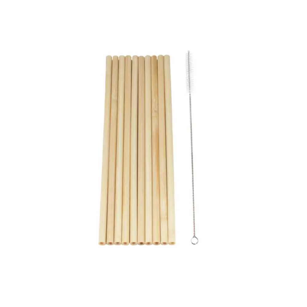 Reusable & Disposable Bamboo Straws