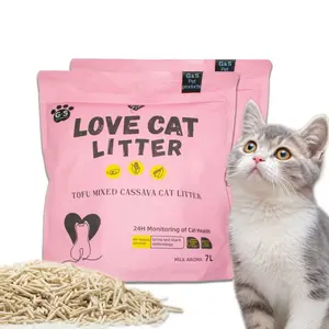 PH-Sensing Cat Litter 5.5lb MixTofu+Cassava Formula - Real-Time Health Monitoring, Ultra Clumping, Odor Control, Suitable for Cats