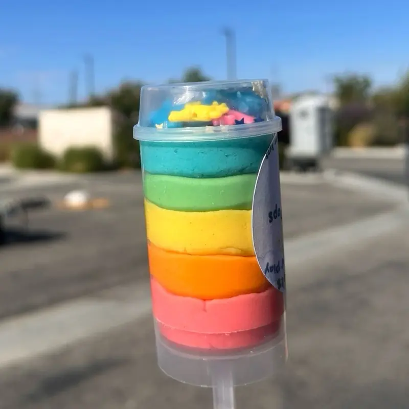 Unicorn Sensory Dough Pops Dough jars -unicorn Theme with Interactive Play for Children