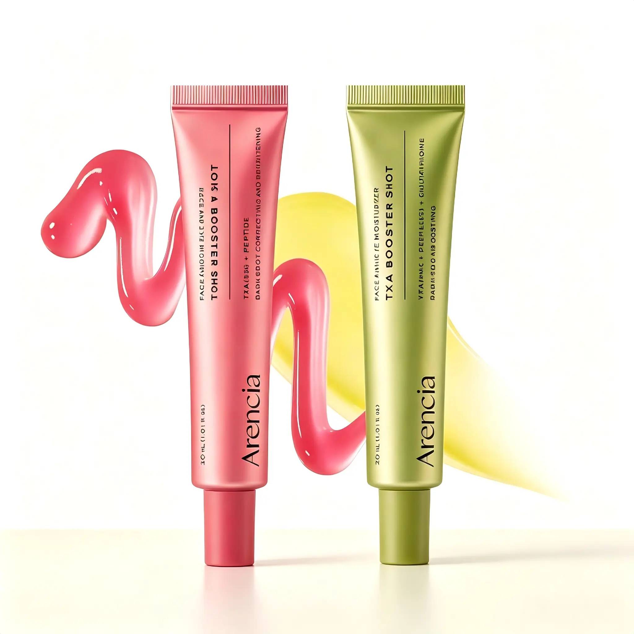 Arencia Vitamin C and Retinal Booster Serum Duo daily skincare gentle actives glow facial firm-looking skin