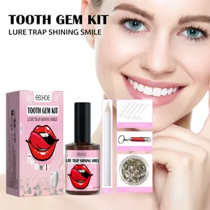 EELHOE Tooth Gem Kit - Oral Beauty Accessory with Beautiful, Durable, Secure Gems for White Teeth, Easy Application, and Easy Removal