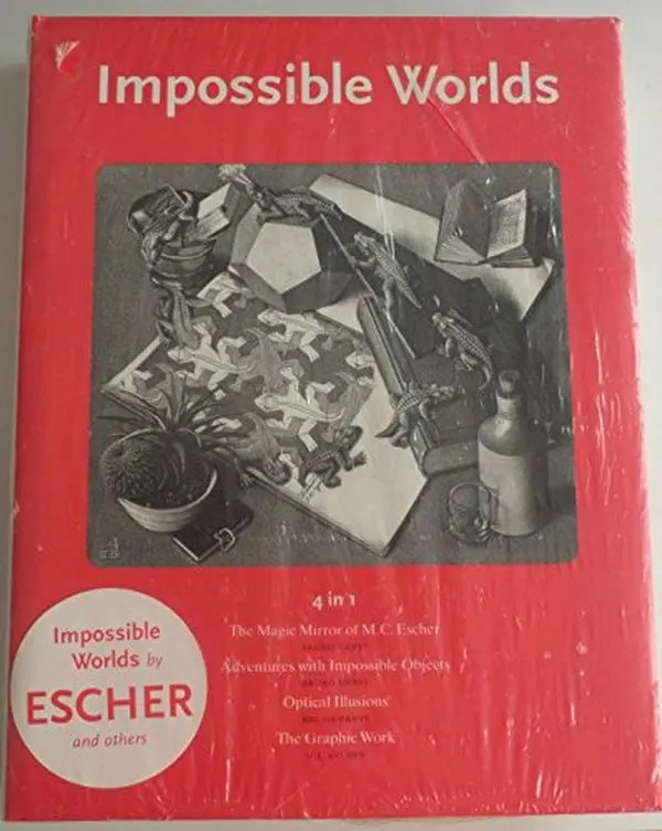 USED Book - Impossible Worlds: 4 in 1 by M. C. Escher (Hardcover) - english