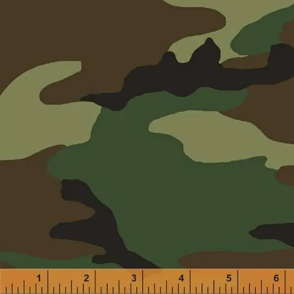 Fabric Windham Essentials Camo Green by the Quarter Yard 36383-1
