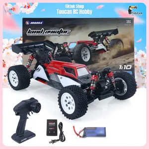 70KM/H 1/10 High Speed Radio Control Off Road Vehicle 1001 RC Model Car Hobbywing 60A ESC 3650 Brushless Motor Ready to Run