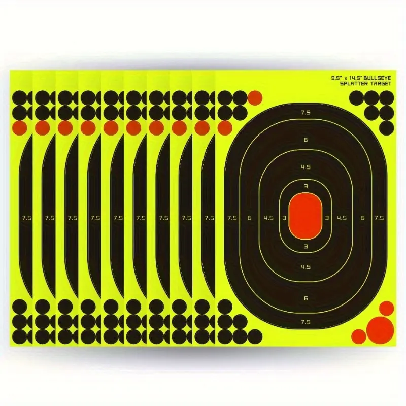 VIGEROSO 50pcs 9.5x14.5in Paper Shooting Targets - Archery Training Aid, Hunting Accessory for Bow and Arrow Practice