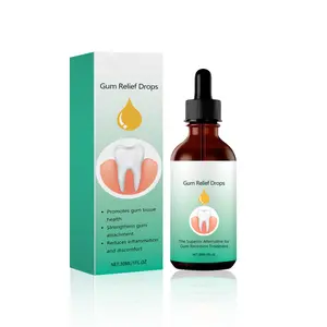 Advanced Gum Care Drops, Nighttime Oral Rinse for Recession Support & Sensitivity Relief with Eucalyptus & Aloe Vera for a Flawless Smile